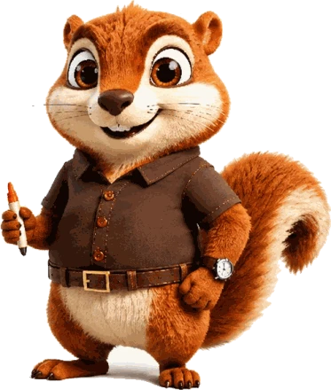 Scurry squirrel mascot
